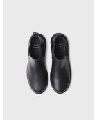 Bottines en cuir Padua noires