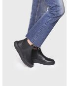 Bottines en cuir Padua noires