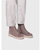 Stivali Dasha in pelle taupe
