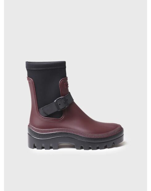 Bottines de pluie Canby bordeaux