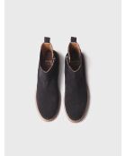 Bottines en cuir Basel noires