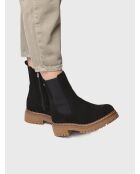 Bottines en cuir Basel noires