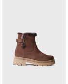 Bottines en cuir Misuri taupe