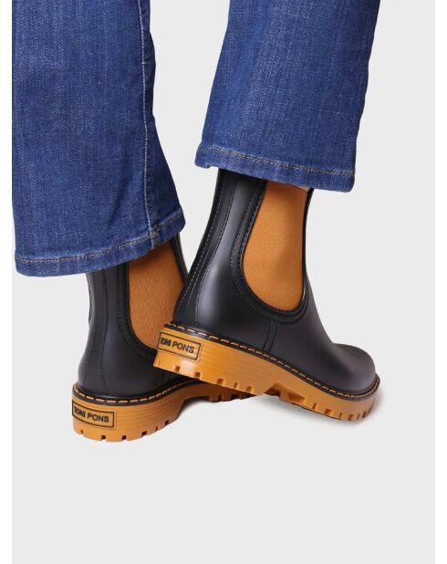 Bottines de pluie Cavour curry
