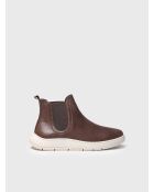 Bottines en cuir Padua marron