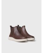 Bottines en cuir Padua marron