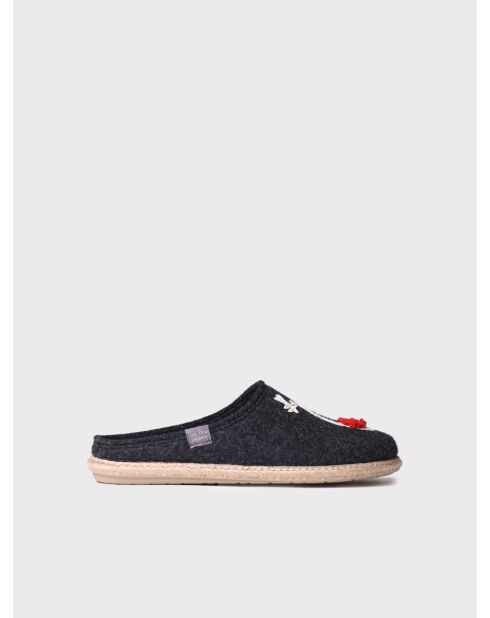 Chaussons d'intérieur Deli noirs