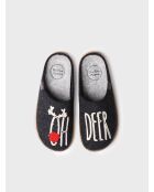 Chaussons d'intérieur Deli noirs