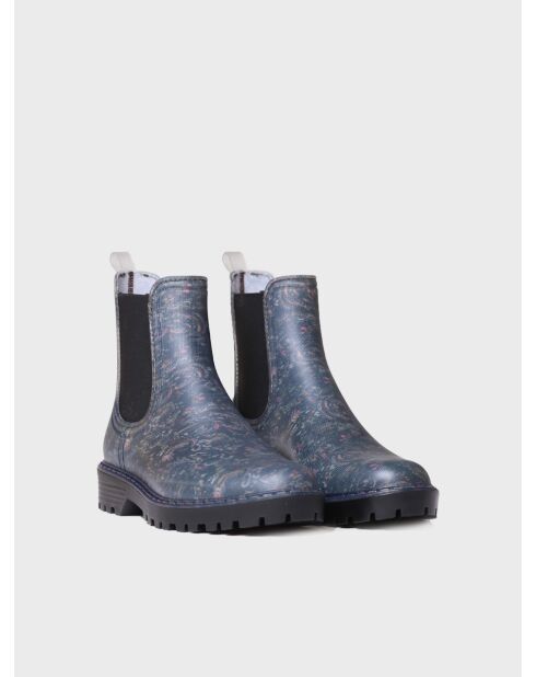 Bottines en gomme Calvi multicolores