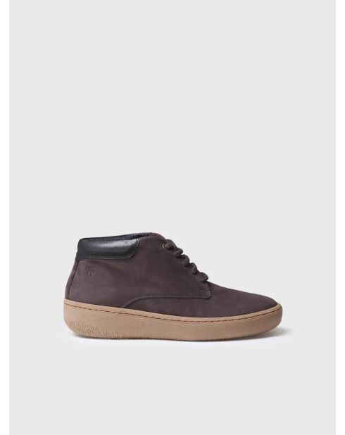 Bottines en cuir Sort marron