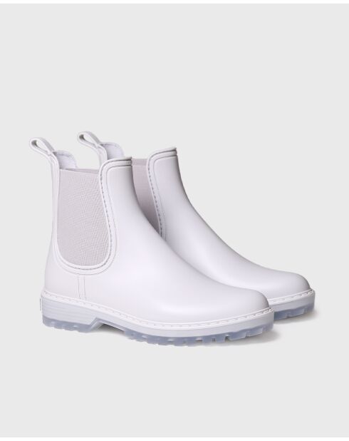 Bottines en gomme Coney blanc glacier