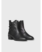 Bottes en cuir Palencia noires