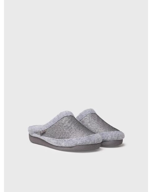 Chaussons d'intérieur Moly plomb