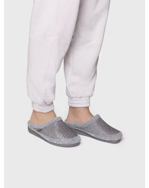 Chaussons d'intérieur Moly plomb