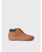 Bottines en cuir Sort cognac