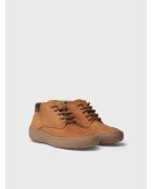 Bottines en cuir Sort cognac