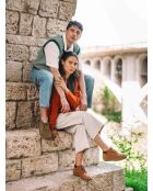 Bottines en cuir Sort cognac