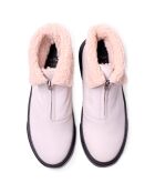 Bottines en cuir Abel blanc glacier