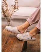 Chaussons d'intérieur Gessami écrus