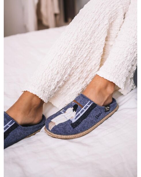 Chaussons d'intérieur Cadaques denim