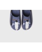 Chaussons d'intérieur Cadaques denim
