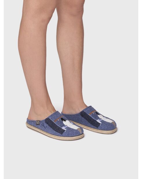 Chaussons d'intérieur Cadaques denim