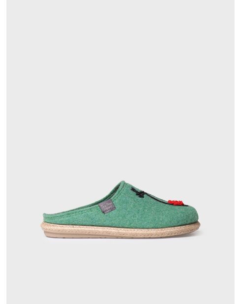Chaussons d'intérieur Deli verts