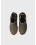 Bottines en cuir Davinia kaki