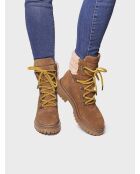Bottines en cuir Bilbo taupe