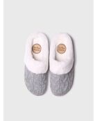 Chaussons d'intérieur Deli gris