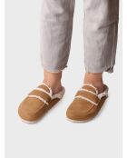 Chaussons d'intérieur Leire cognac