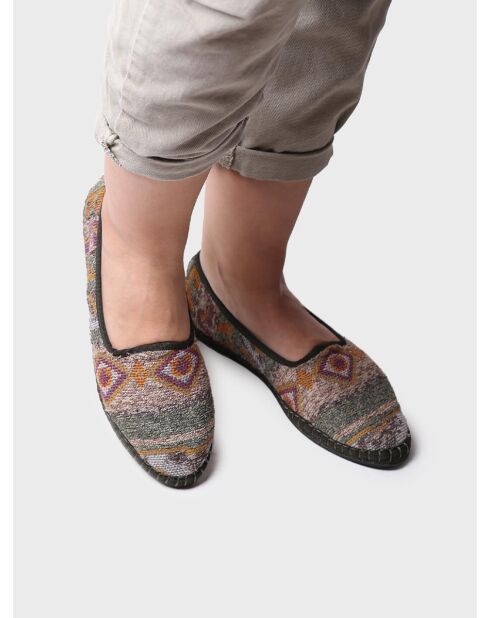 Chaussons d'intérieur Cecilia kaki