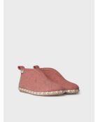 Chaussons d'intérieur en laine Doria nude