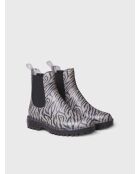 Bottines en gomme Calvi noires