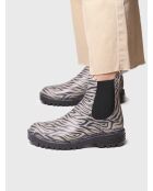 Bottines en gomme Calvi noires