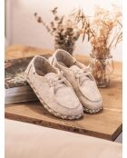 Chaussons d'intérieur Demi écrus