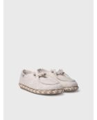 Chaussons d'intérieur Demi écrus