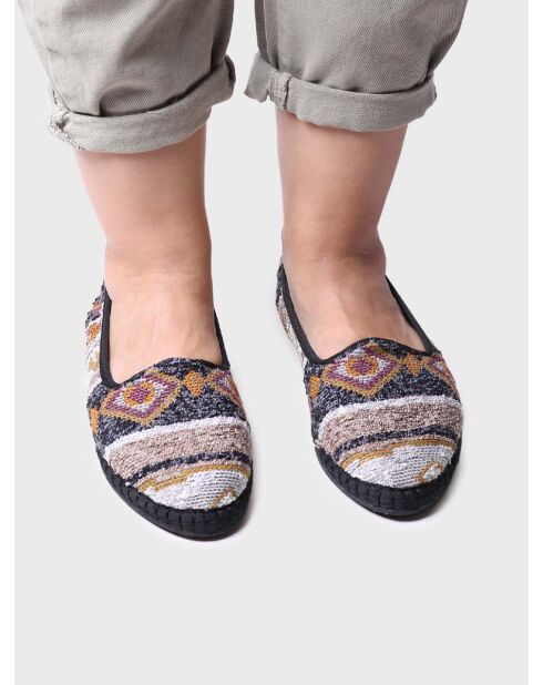 Chaussons d'intérieur Cecilia noirs