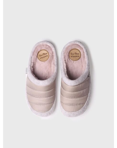 Chaussons d'intérieur Moly pierre