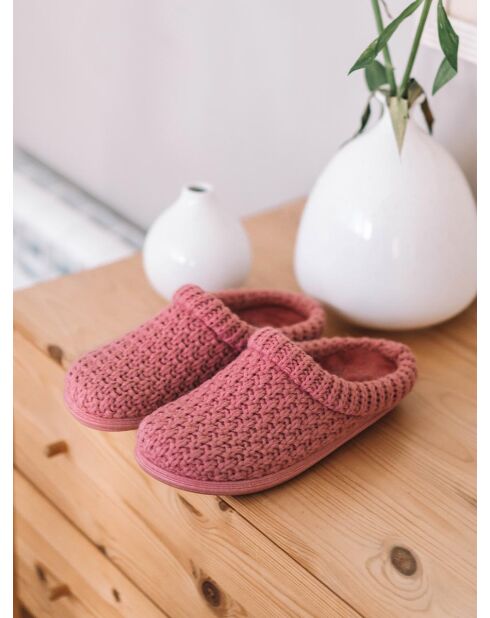Chaussons d'intérieur Domi roses