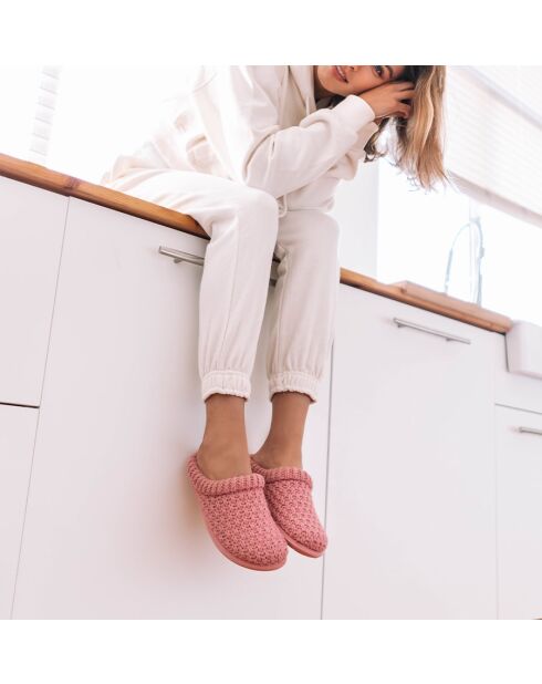 Chaussons d'intérieur Domi roses