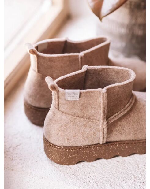 Chaussons d'intérieur Jiana beiges