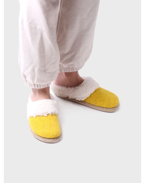 Chaussons d'intérieur Miri jaunes