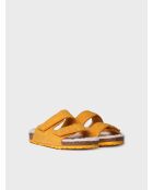 Chaussons d'intérieur Lizy jaunes