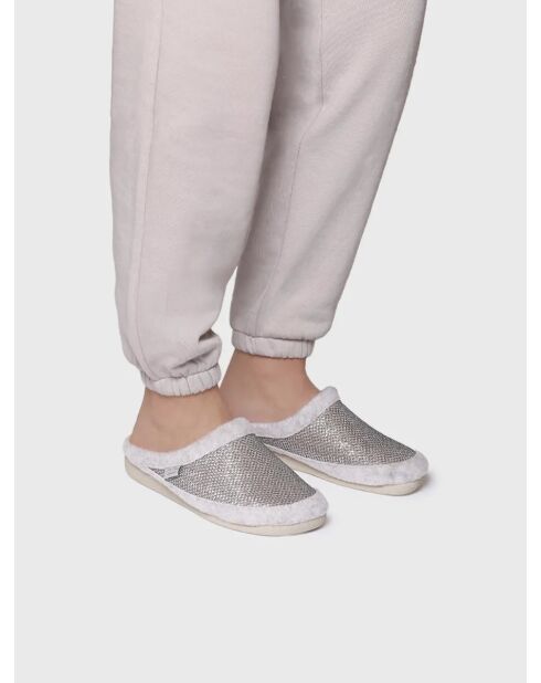 Chaussons d'intérieur Moly dorés