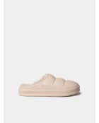 Chaussons d'intérieur en pvc Montblanc écrus