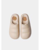 Chaussons d'intérieur en pvc Montblanc écrus