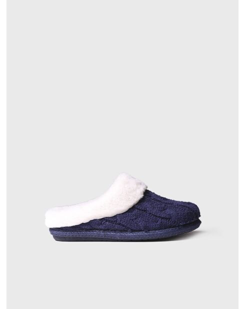 Chaussons d'intérieur Deli bleu marine