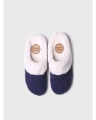 Chaussons d'intérieur Deli bleu marine