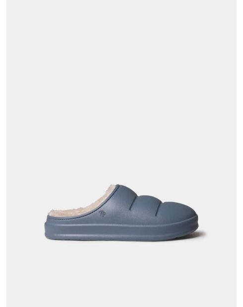Chaussons d'intérieur en pvc Montblanc bleus